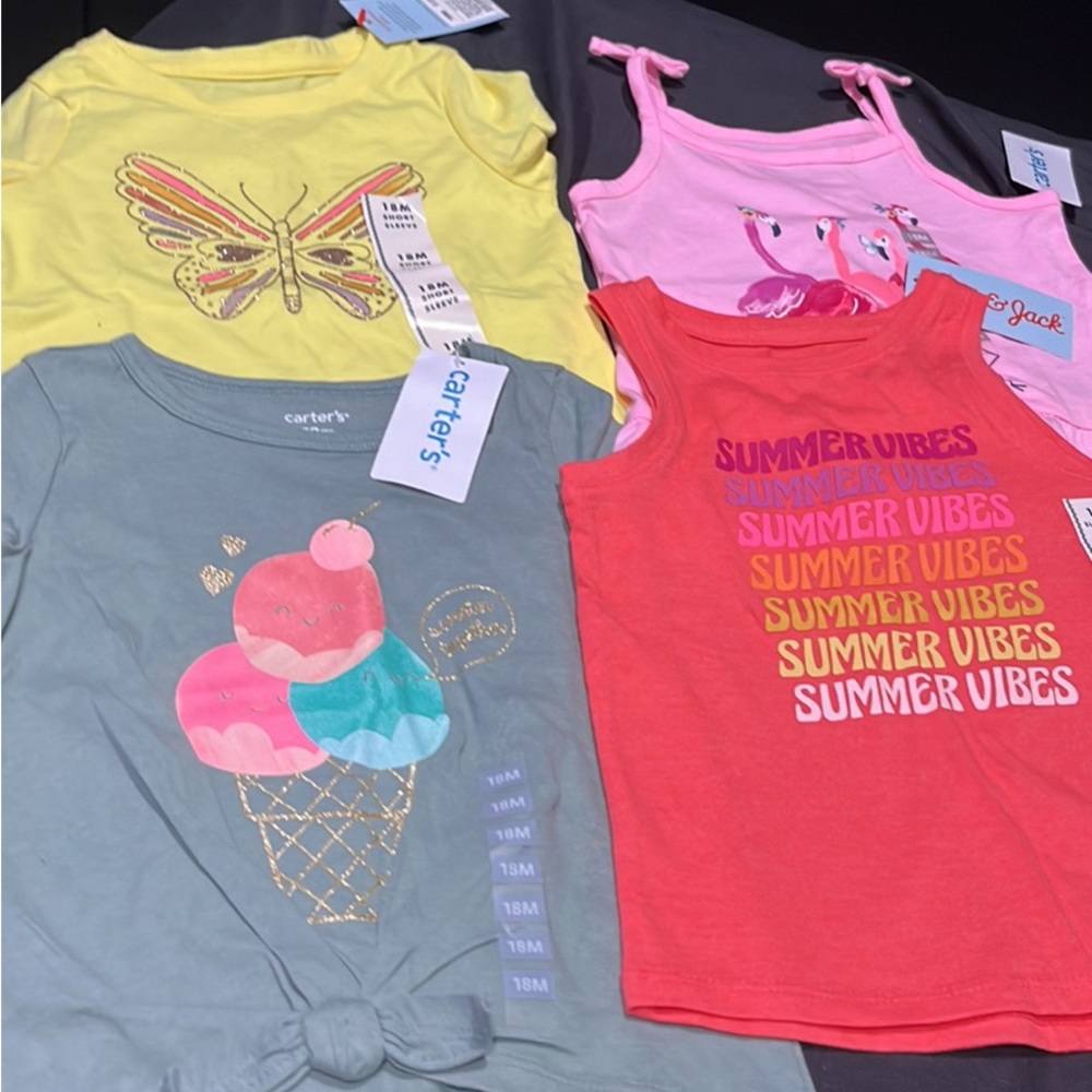 Baby girl 18 month tshirts